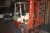 Forklift truck, Nissan 25, gas, 2.5 ton. Type: NP02. Low tower. Large wheels