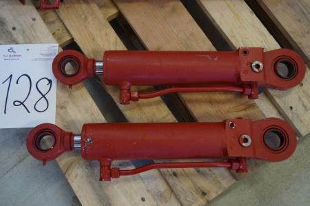 2 pcs. double-acting hydraulic pistons to Kongskilde reversible plow