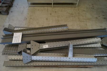 Various cable trays