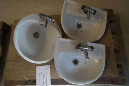 3 pieces. Sinks with mixer