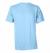 Firmatøj without pressure unused: 40 pcs. Round neck T-shirt, LIGHT BLUE, rib neck, 100% cotton. 5 S - 5 M - 10 L - 10 XL - XXL 5 - 5 3XL