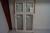 Weiß bemalte Fenster in Holz, B 104 x H 169 cm