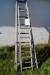 Alu 9-step ladder / scaffolding ladder