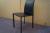 Spisebord, Italiensk design, mrk. Tonelli, glas med udtræk, stel af chrom, L 160 x B 60 cm, hver tillægsplade måler 50 cm/stk. + 8 stk. stole m. sort skind m. syninger.