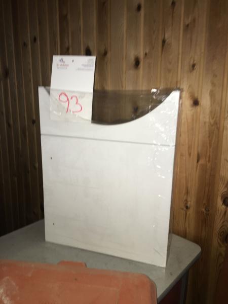 Badeværelsesmodul til vask, 58cm høj, 46cm bred, 25cm dyb