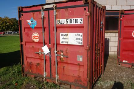 Material containers, loading 3000kg, external dimensions: 1420mmx2240mmx2160mm