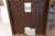 Swedish door outdoor mahogany finer, left-hung, 208x99cm