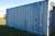 Container, 20 fods, fra 1999, God stand, med kraftstik på side, indhold medfølger ikke