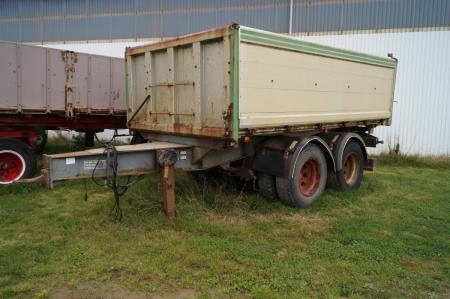 Kellberg cart, with tips, new piston, Load capacity 13 tons, Total Weight 18 ton