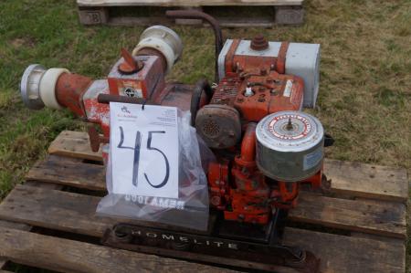 Homelite water pump, Briggs and Straton motor