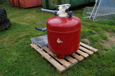 Sand Filter to the pool and swim training pump