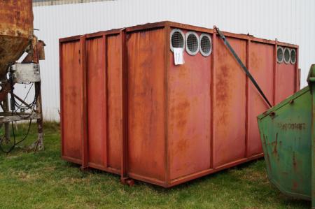 Container, 2,5 m breit, 4,3 m lang, 2,2 m hoch