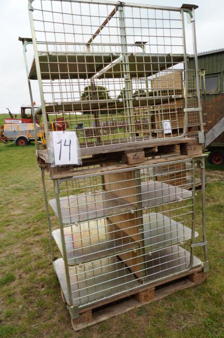 2 pcs transport cages for eur pallets