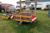 Trailer with road sign with light, Nissen