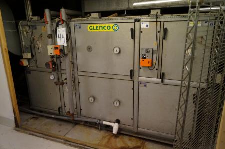 Glenco udsugningssystem, komplet til udsugning over maskiner og ventilation i køkken, ingen problemer i forhold til demontering da der skal ske total nedbrydning af bygningen.