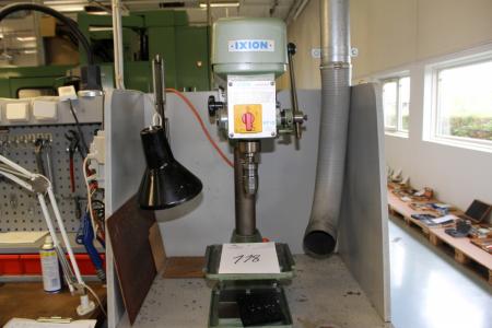 Bench drill IXION bt13 + cabinet with content