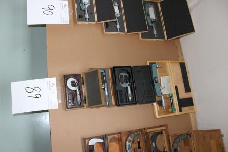 4 Pieces micrometers 1-15, 0-25, 100-125 mm