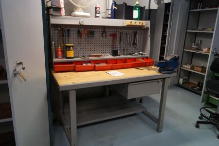 File bench vise and tool board