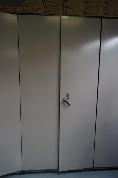 Steel cabinet width 100 cm height 210 cm depth 40 cm