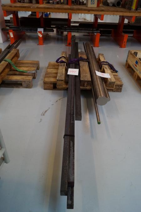 Steel 40x60 mm lengths 395 cm 4 pcs + 1 meter.