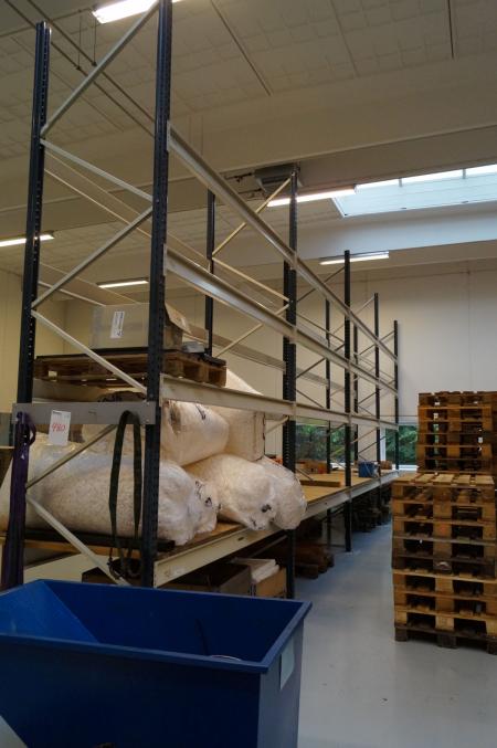 4 subjects pallet rack 32 stringers, max load per airfoil evenly distributed 3000 kg.