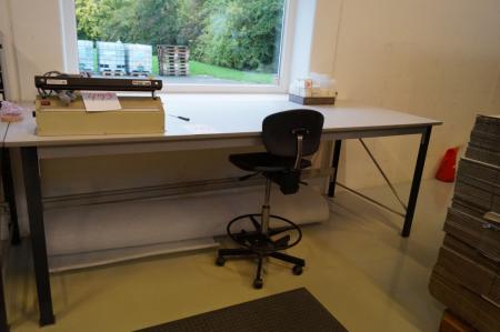 Work table 100x260 cm