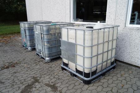 5 pieces liquid containers to 1000 liters