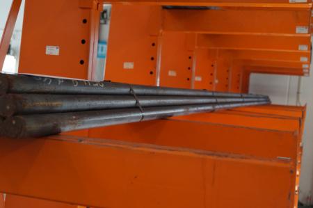 12 stk massive stålstænger ss2511-08 ø 40 693.8 kg