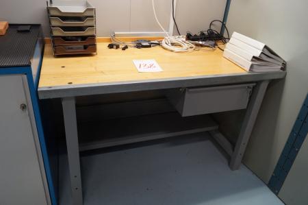 File bench with drawers 150x80 cm