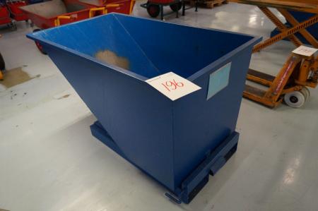 Vippecontainer. Cirka 500 kg.
