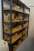 2 subjects steel bookcase with contents.
