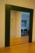 Filing cabinet width 1.20 m height 1.05 m depth of 50 cm + mirror in deep green