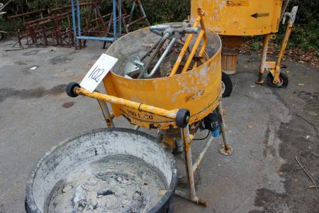 Soroto forced mixer with 100 liters basin