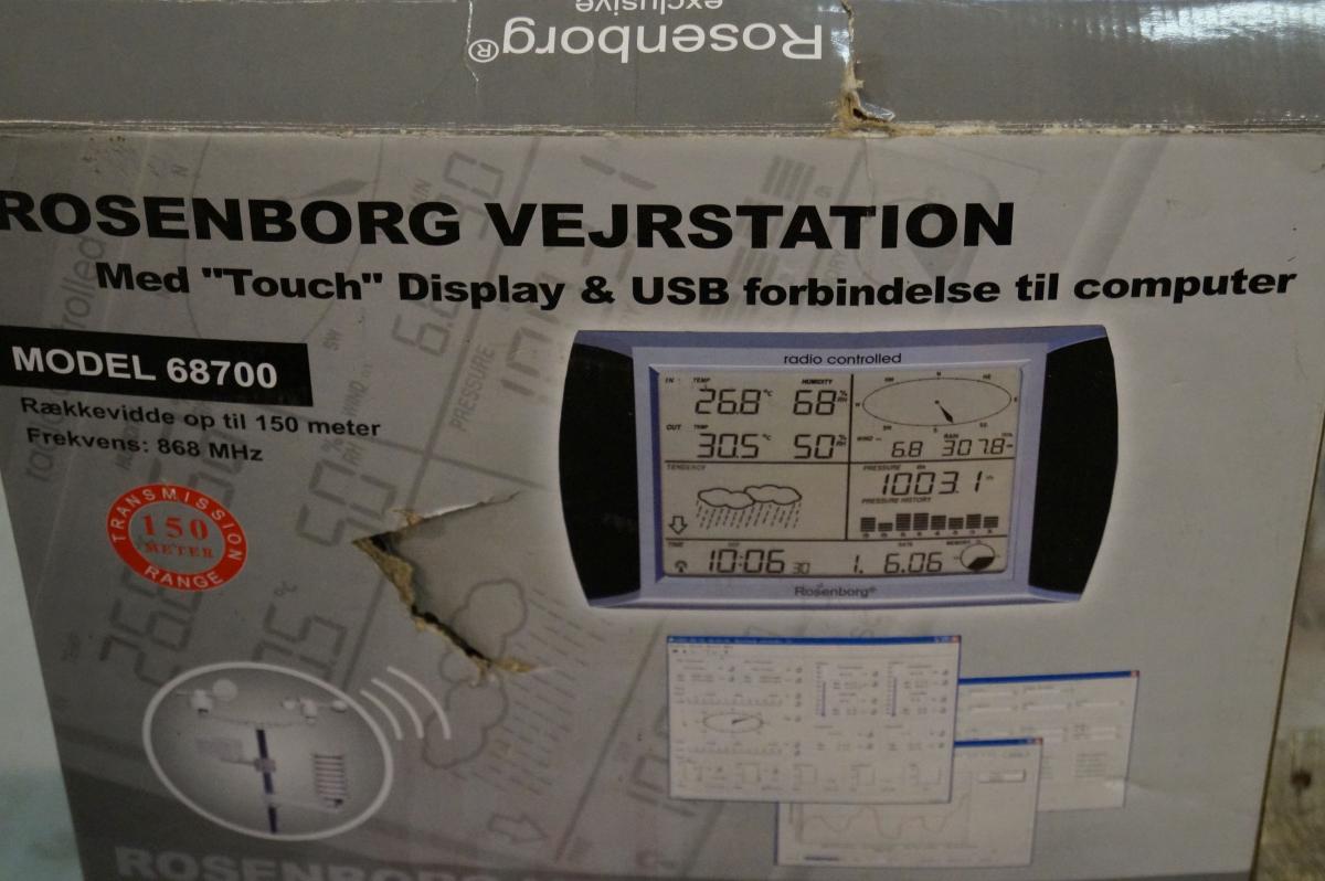 Rosenborg Vejrstation med touch interface og - KJ Auktion - Maskinauktioner