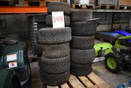 Various tires for lawn tractors