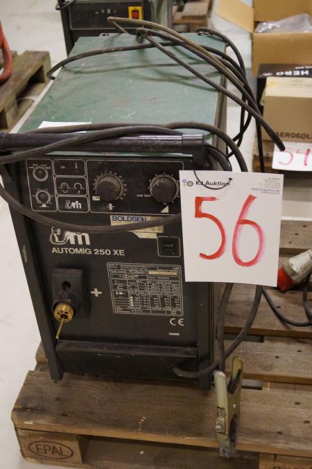 Migatronic Automig 250 XE me welder without welding cable. Stand unknown