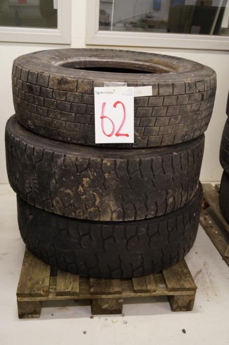 LKW-Reifen, 3 Stück, 315-70-22,5