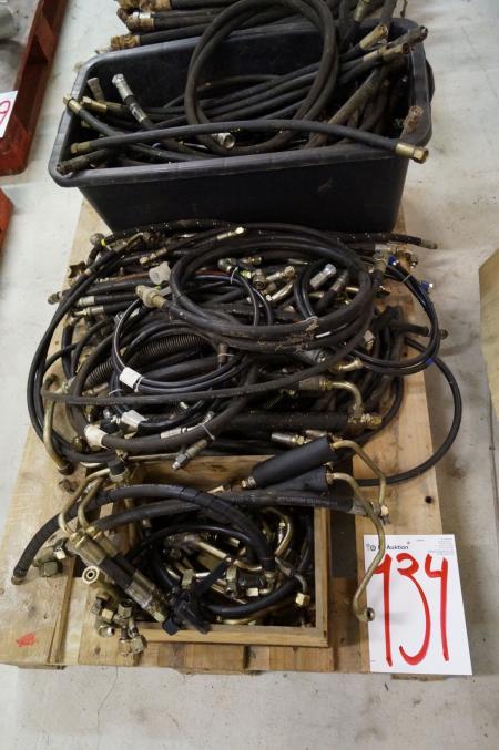 A party used hydraulic hoses and individual hydraulic pipes.