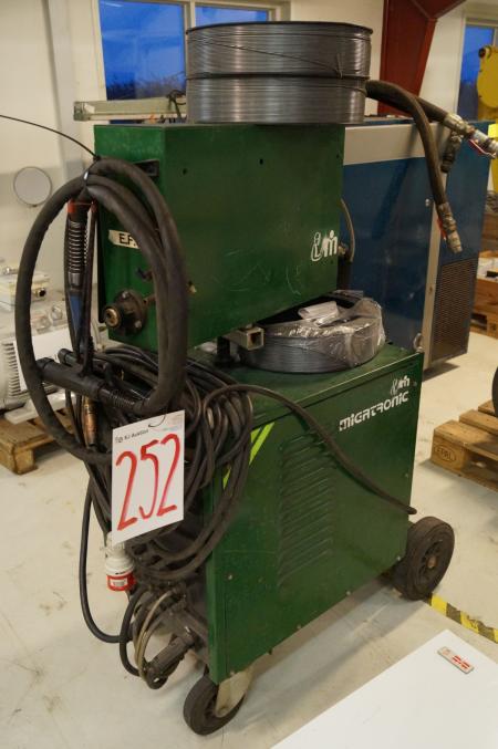 Migatronic welding systems commander bdh320 with wire feed.