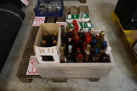 Case of Wine, alcohol, throw bottles and more.