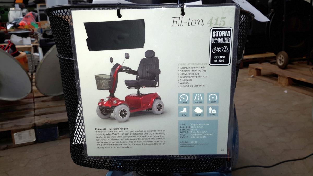 El-ton 415 4-wheel electric scooter. - Auktion - Machine auctions