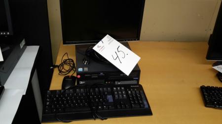 IBM-PC-Netzkabel, Monitor, Tastatur und Maus.