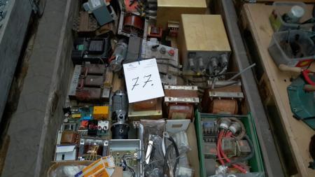 Miscellaneous electronics and electrical parts.