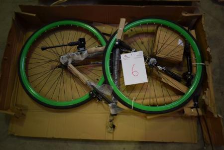 Lord Bicycle u / gear. Black / green