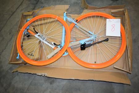 Lord Bicycle u / gear. Red / orange