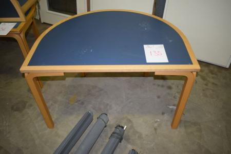 Half Round table 120 x 90 cm