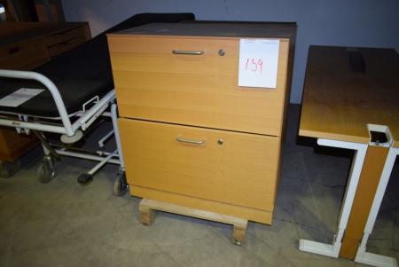 Archive cabinet with 2 drawers L 80 x D 60 x H 105 cm