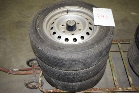 3 pieces. tires, 195-70 r15