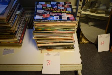 Div. LP records, ca. 100 pieces.