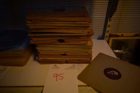 Approximately 75 pieces. Vinyl records